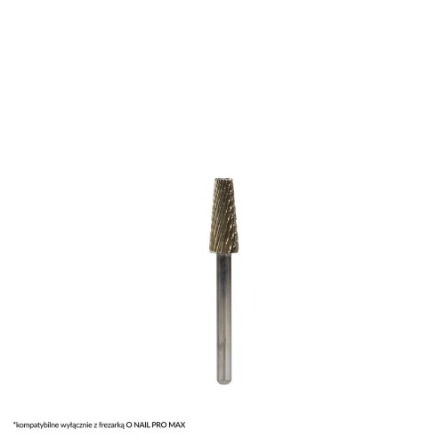 PROFESSIONAL NAIL DRILL BIT #2 Wolframowy frez 6w1 do ściągania masy ścięty stożek