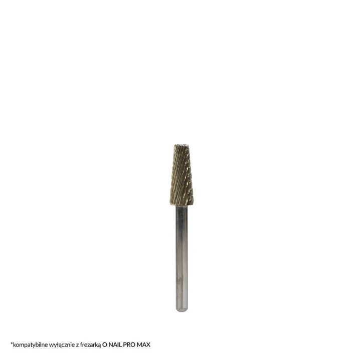 PROFESSIONAL NAIL DRILL BIT #2 Wolframowy frez 6w1 do ściągania masy ścięty stożek