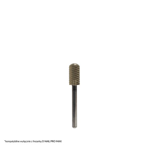 PROFESSIONAL NAIL DRILL BIT #1 Wolframowy frez do ściągania masy zaokrąglony walec